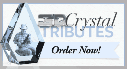 3D Crystal Tributes